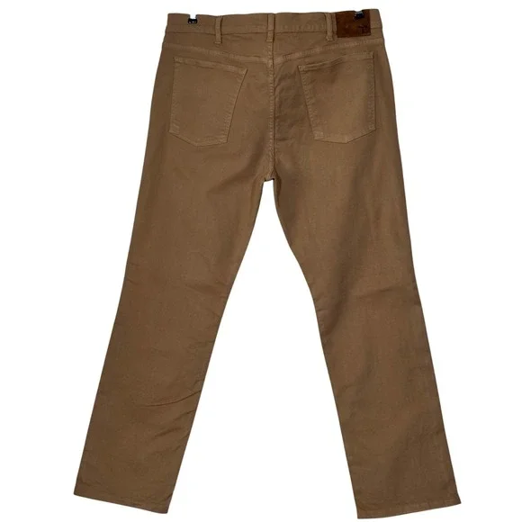 Tecovas Everyday Standard Jean 38x32 Tobacco Brown Tan Straight Leg  Men's
