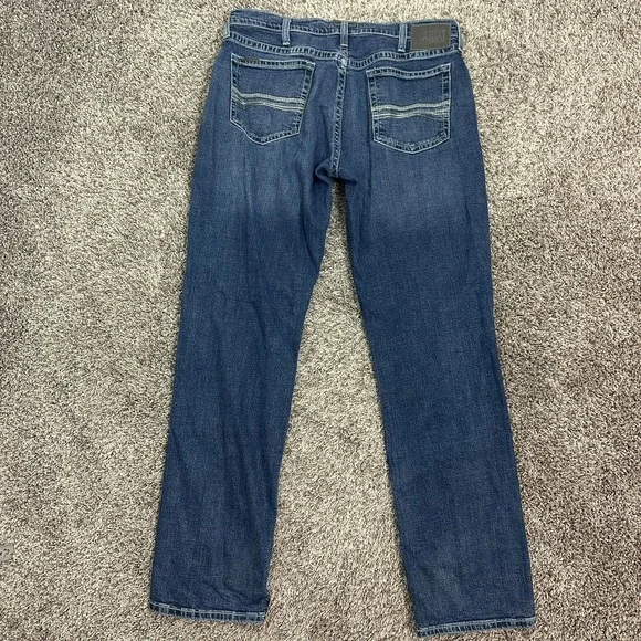 Ariat M7 Jeans Slim Fit Wesley Straight Leg 38x36 Dark Denim Cowboy Workwear