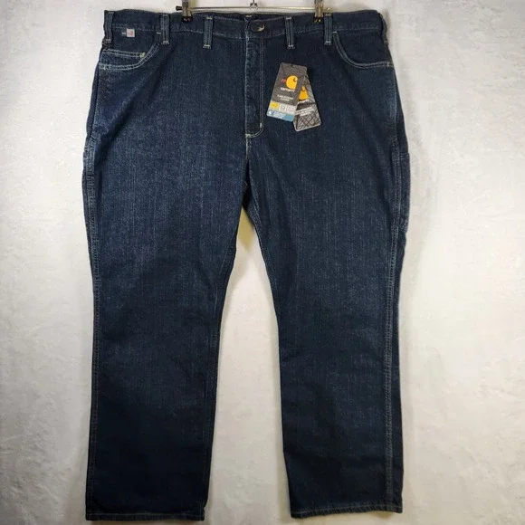 Carhartt FR Relaxed Fit Denim‎ Jeans 48x30 Flame Resistant Workwear NWT