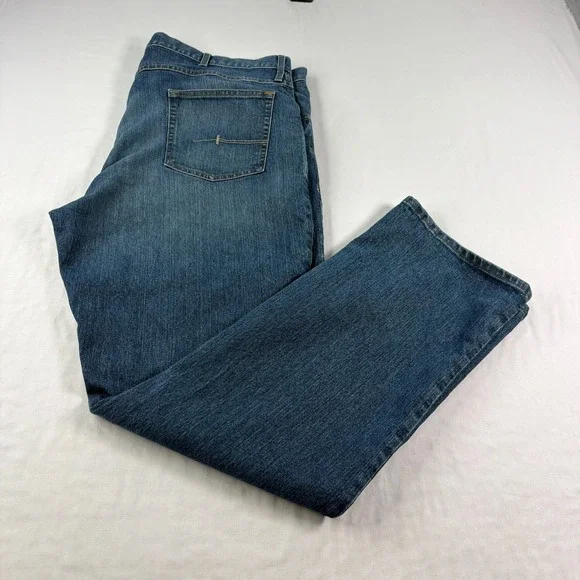 Ariat Jeans Mens 44x36 Blue M4 Relaxed Boot Cut Workwear Western Denim