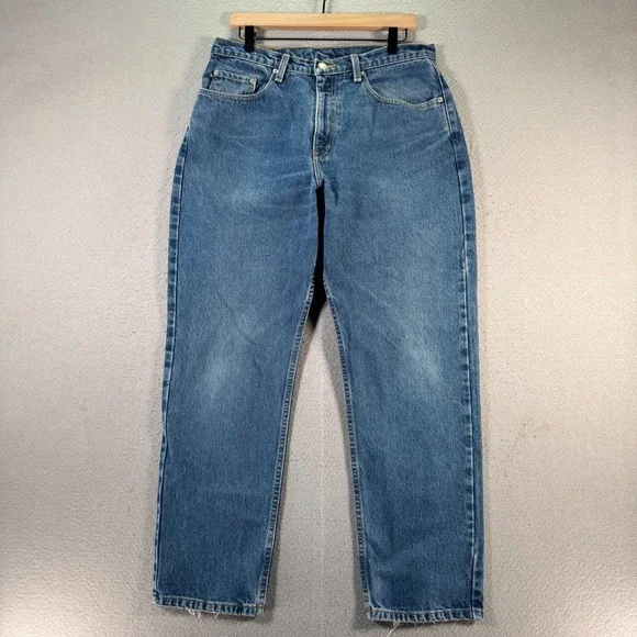 Vintage Polo Ralph Lauren Jeans Mens 34x30 Blue‎ Relaxed Fit Lightwash Comfort