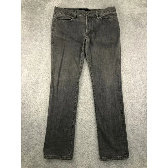 Joe's Jeans Men 36x34 Grey The Brixton Straight Fit