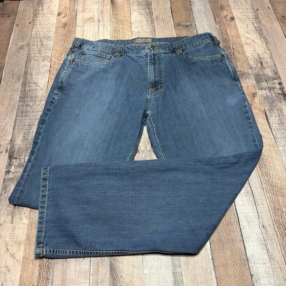 5.11 Tactical Jeans Mens 38x32 Medium Wash Blue Relaxed Straight Denim Utility