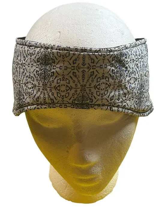 CALIA Performance Ear Warmer Headband Folklore Print White NWT $28