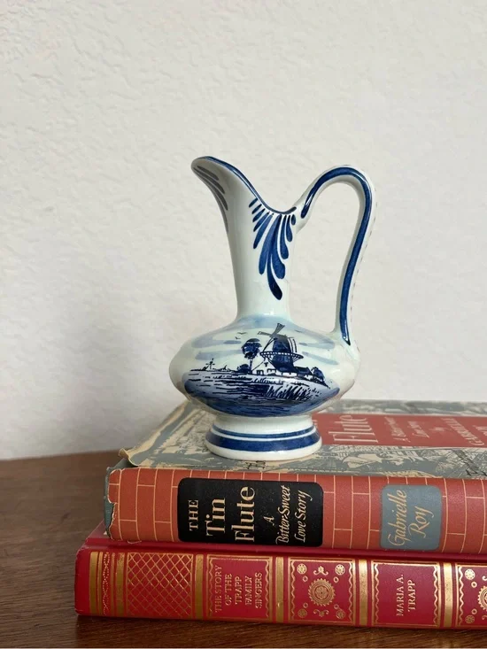 Vintage delft blue mini pitcher