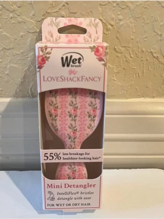 BRAND NEW LoveShackFancy × Wet Brush Mini Detangler | Blooming Heirloom