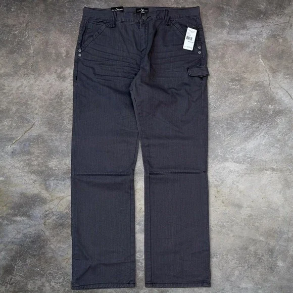 Marc & Ecko Grey Straight Fit Jeans Men's Size 34x30 Skater Grunge Y2K VTG