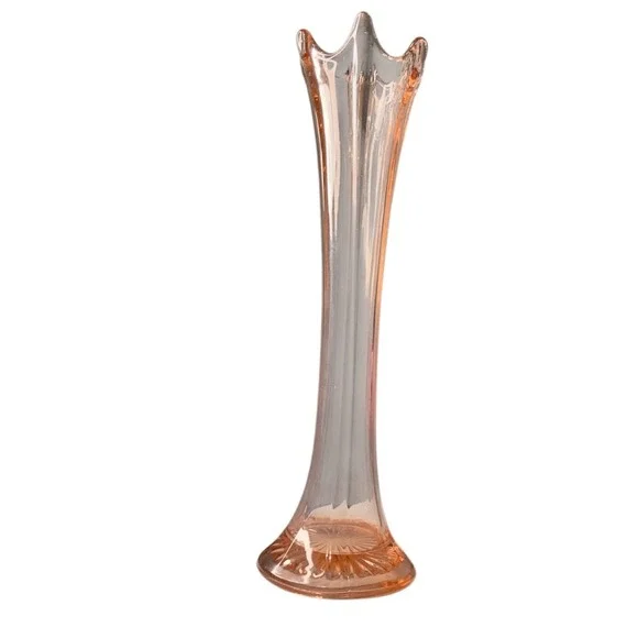 Dugan Diamond‎ Pulled Loop Pink Swung Vase.