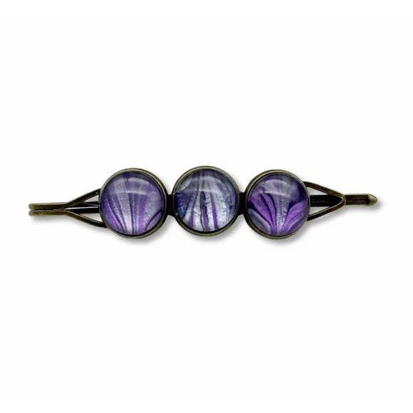 Acrylic Paint Skin Jewelry Hair Clip