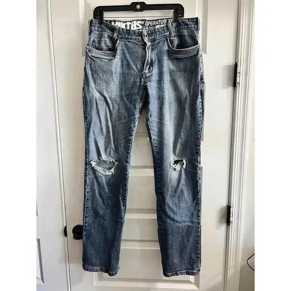 Viktos Jeans Men’s 34x34 Blue Operatus XP Tactical Denim Utility Workwear