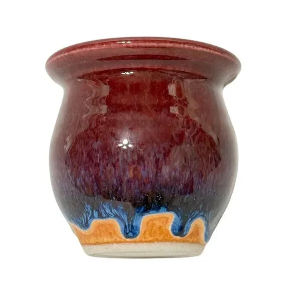 Walt Glass McQueeny TX Vase Flare Lip 4.5
