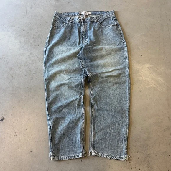 Sonoma Genuine Jean Co Mens Relaxed Fit Blue Denim Jeans 36x30