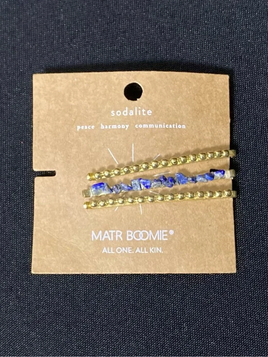 ⭐️ Matr Boomie Sodalite Crystals Indali Bobbie Pins Set Of 3