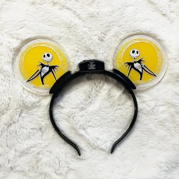 Disney Parks Halloween Jack Skellington Light Up Headband‎