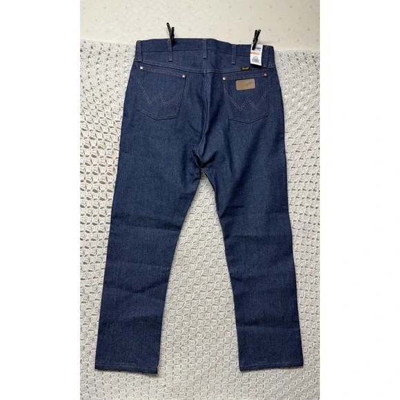 NWT - Wrangler Men’s Cowboy Cut Original Jeans – Dark Blue Denim