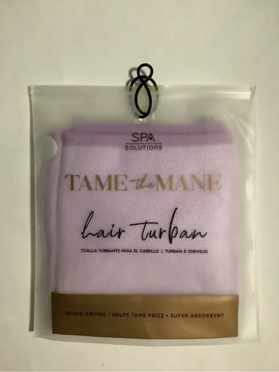 Tame the Mane Lavender Hair Turban