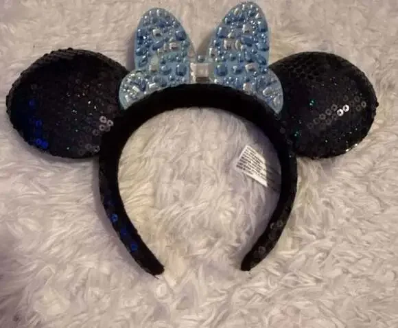 Disneyland 60th Anniversary Diamond Celebration Sequin Ear Headband missing som