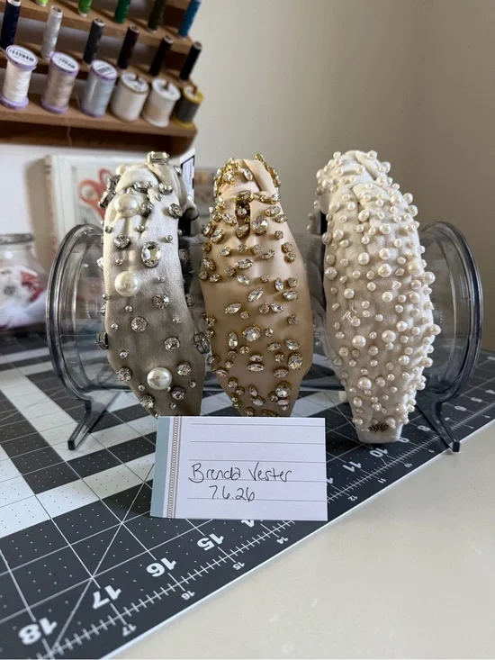 Lele Sandoughi NWOT Freshwater Pearl Headband