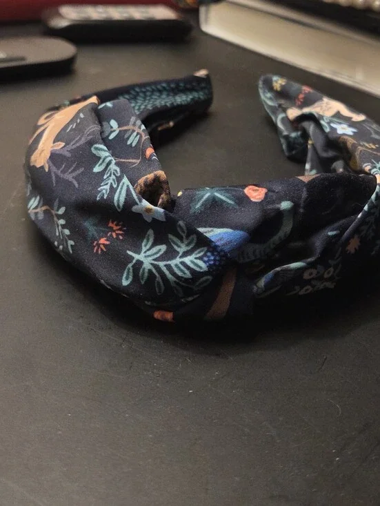 RIFLE PAPER CO. Menagerie Silky Knotted Fabric Headband