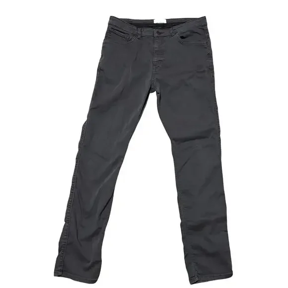 DU/ER Mens No Sweat Slim Straight Pants Slate Style WFNS1001 31 X 32