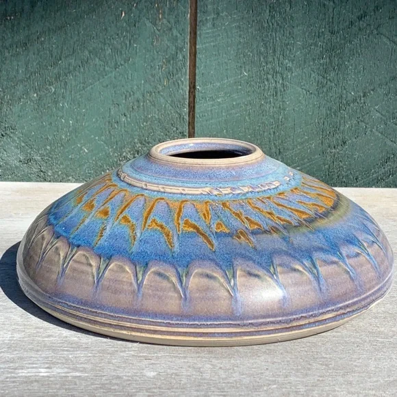 Handcrafted | Ceramic Ikebana Round Vase