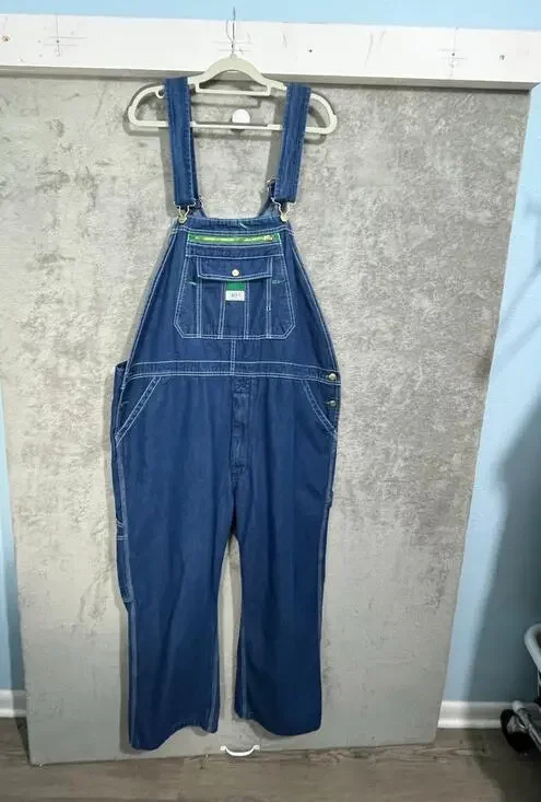 Liberty Denim Bib Overalls 42x28 Farmer Carpenter Workwear Utility