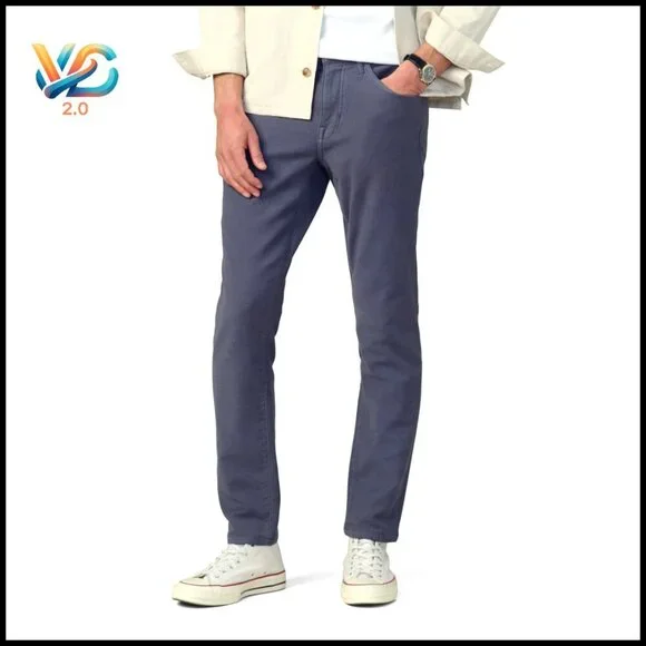Slim Fit French Terry Jeans, Comfort Performance Pants,‎ Non-Denim