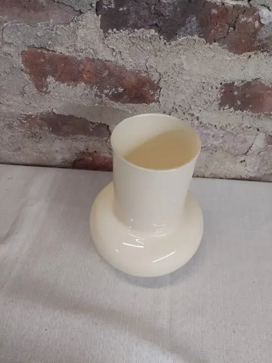 BLOFLO STU Glass Vase Retro Modern Milky Yellow 9