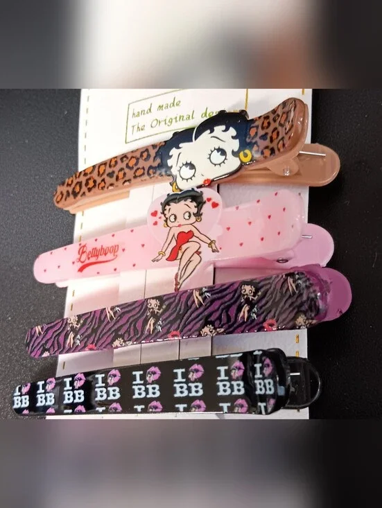 Betty Boop Decorative Hair Clip Set (NWOT)