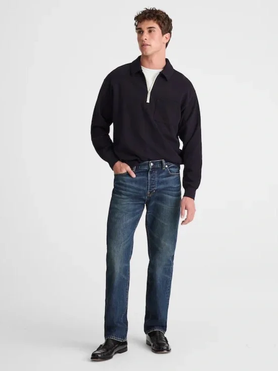NWT Madewell The 1991 Straight-Leg Jean in Japanese Denim Fairside Wash 38x32