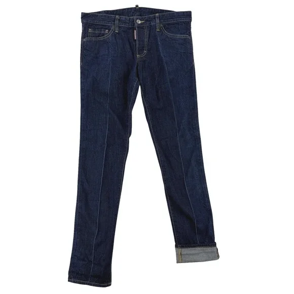 Dsquared2 Jeans Mens 36x34 50 Slim Dark Wash Skinny Denim Pants Italy S71LB0334