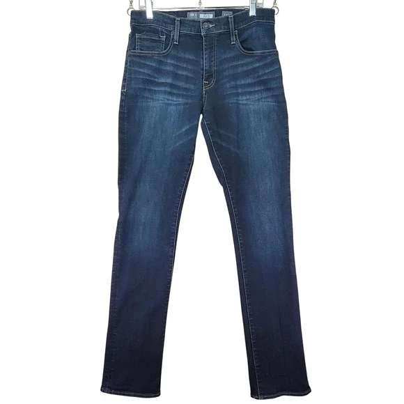 BKE Jake Straight Leg Jeans Mens 34x33.5 Dark Wash Excellent Stretch