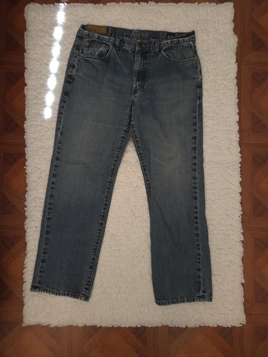 Chaps Men's Blue Straight-Leg Jeans