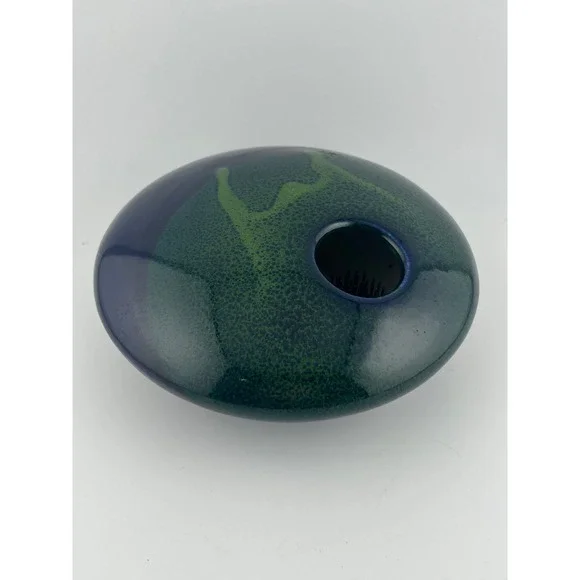 VNTG UTSUWA Pottery Flower Frog‎ Vase Coyote Road House Pottery Unique Modern