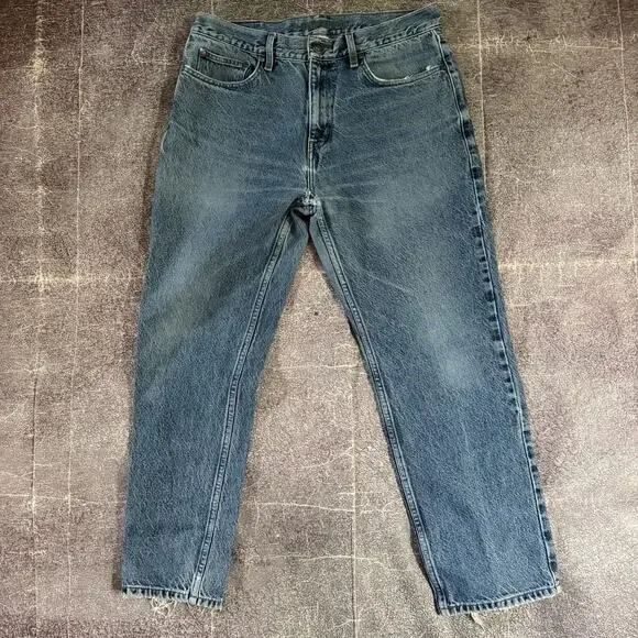 Men's Harley Davidson Motorcycles Original Straight Leg Denim Jeans Sz 34 X 30