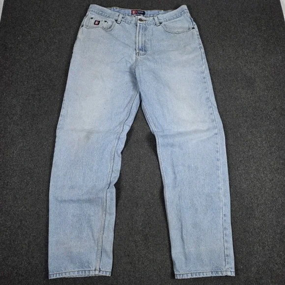 Chaps Ralph Lauren Jeans Mens Fits 34x30 Relaxed Straight Denim 90s Vintage