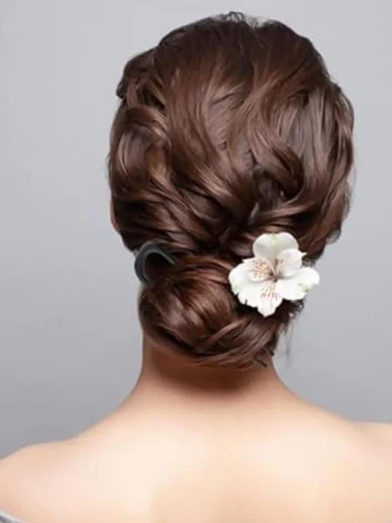 French Hair Pin In Gunmetal Gray - Hair Accessories