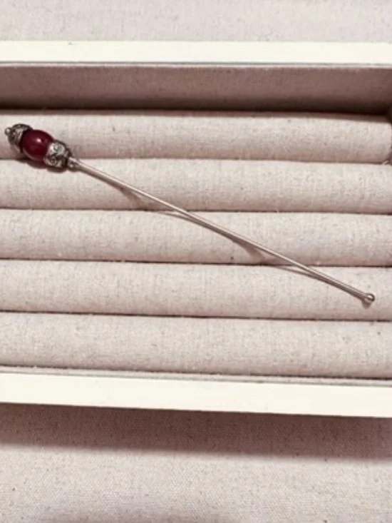 Vintage | Hairstick | Vintage Hairstick with Carnelian Stone