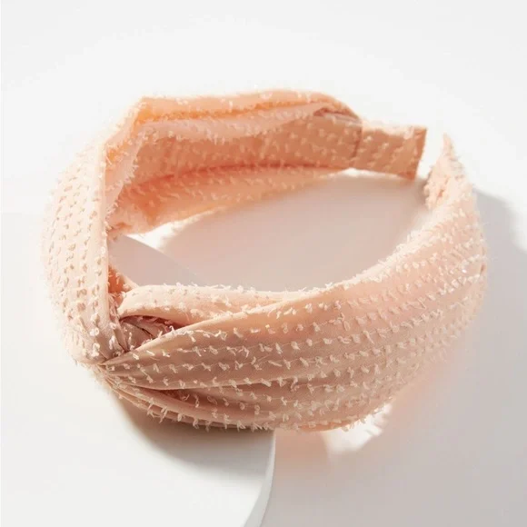 NWT ❤️🔥 Anthropologie - Peach Piper Knotted Headband - OS