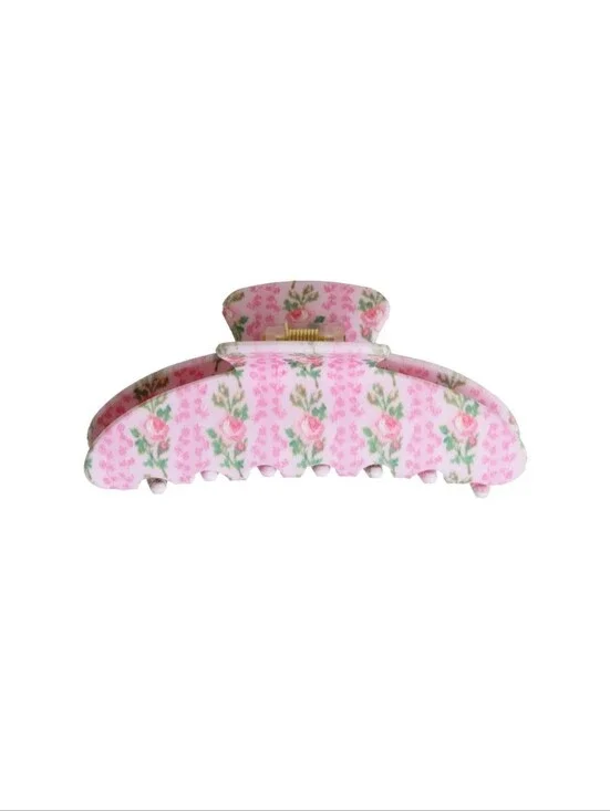 LoveShackFancy x Target - Goody Blooming Heirloom Large Claw Clip 1CT Strawberry