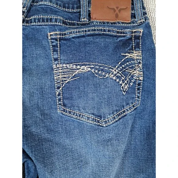 Wrangler 20X Jeans Mens 34x30 Blue Medium Wash Style 42 Vintage Boot Cut Western