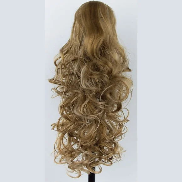 Wavy Long Hairpiece in Light Brown – Women's Hair Accessory