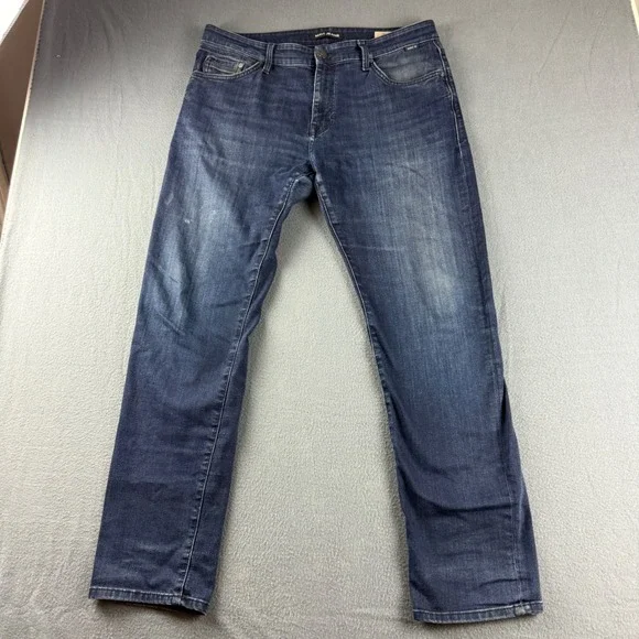 Mavi Jake Jeans Men's 36x32 (Fits 38x32) Blue Dark Wash Slim Leg Stretch