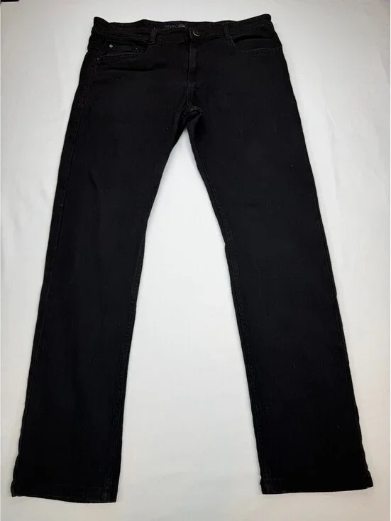 Day And Age Men's Jean Pants Slim Straight Denim Size 34 Black