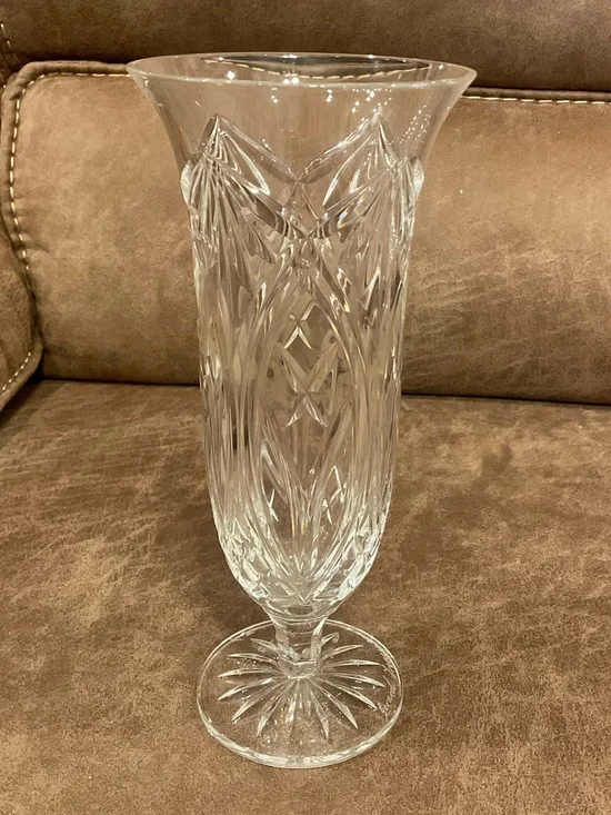 Waterford Crystal Ashbury Vase Signed by Gerard Treacy