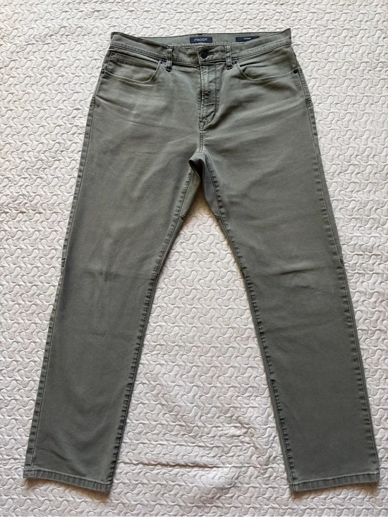 PROOF Rover Pants Men’s 34x32 Light Olive Green Straight Stretch Canvas