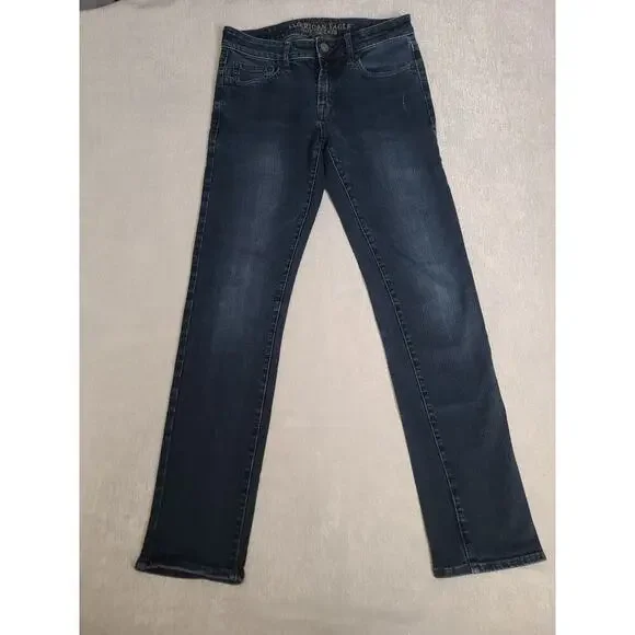 American Eagle Outfitters Men's 360 Extreme Flex Skinny Jeans Blue Size 30x32