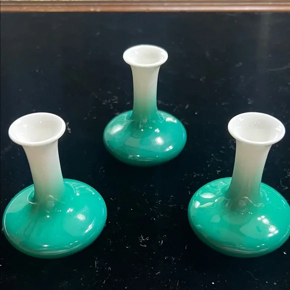 VTG Elegant Bone China Noritake Bud Vase Set of Three