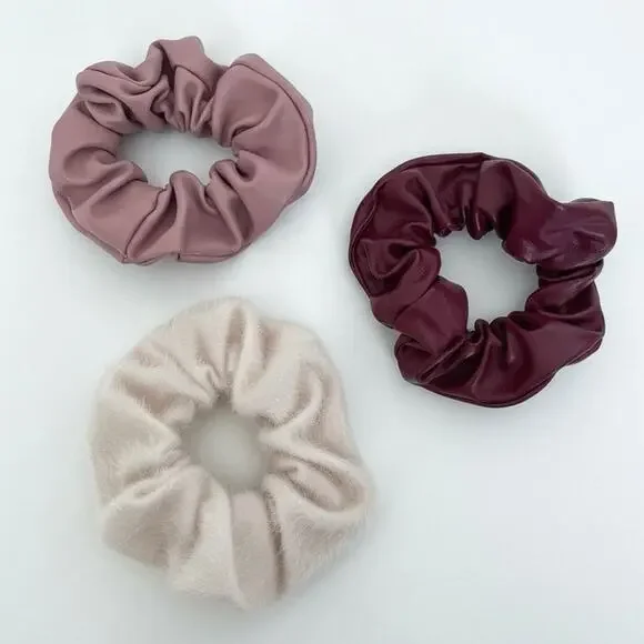 3 Pack Hair Scrunchies Bundle