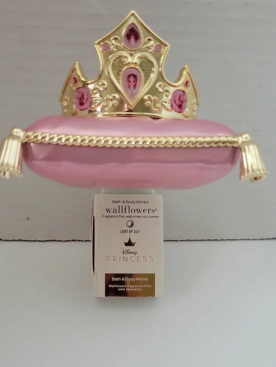 Bath & Body Works Disney Princess Pink & Gold Wallflowers Plug-In Nightlight